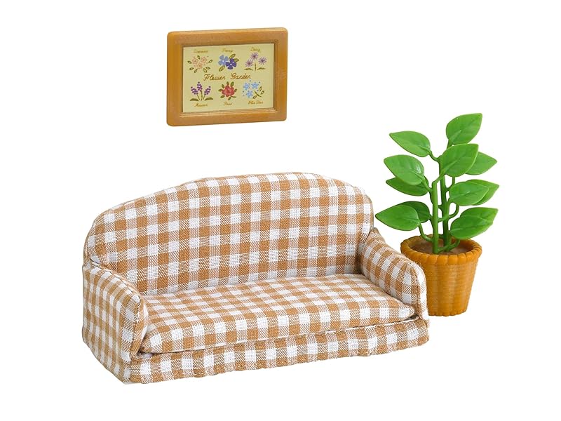 Epoch 1 X Sylvanian Families Living Room Sofa Over -518 by