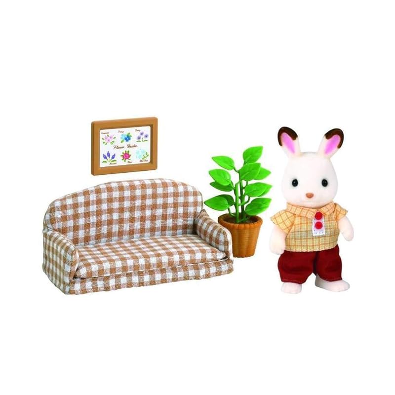 Sylvanian Families - 05013 - Set de sofá Frasier Conejo Chocolate (EPI)