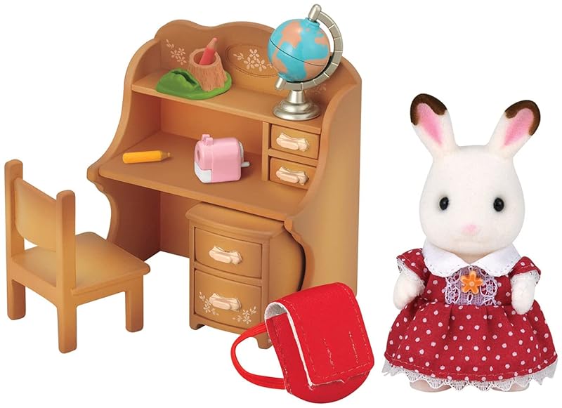 Sylvanian Families - 05016 - Set de escritorio Freya Conejo Chocolate (EPI)