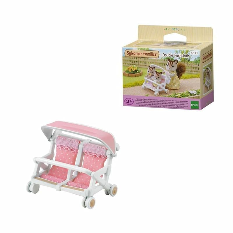 Sylvanian Families - 04533 - Carrito doble de bebés (EPI)