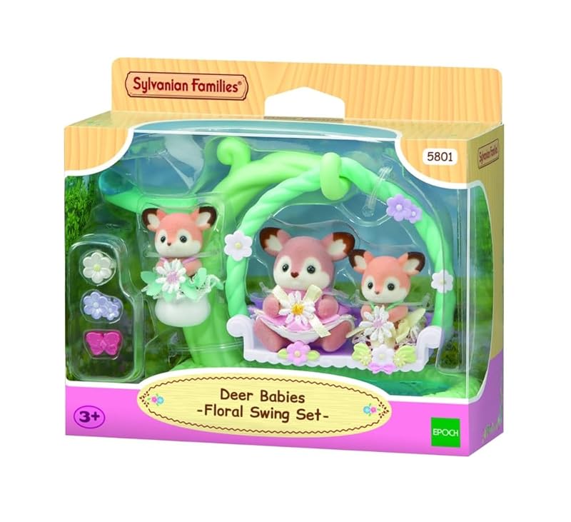 Sylvanian Families - 5801 Bebés Ciervo en el Columpio