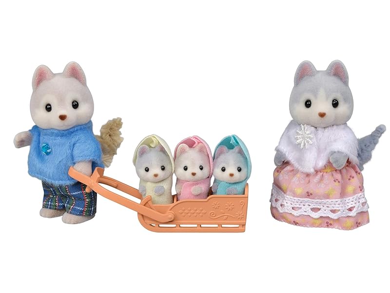 Sylvanian Families 5636 Familia Husky - casa de muñecas