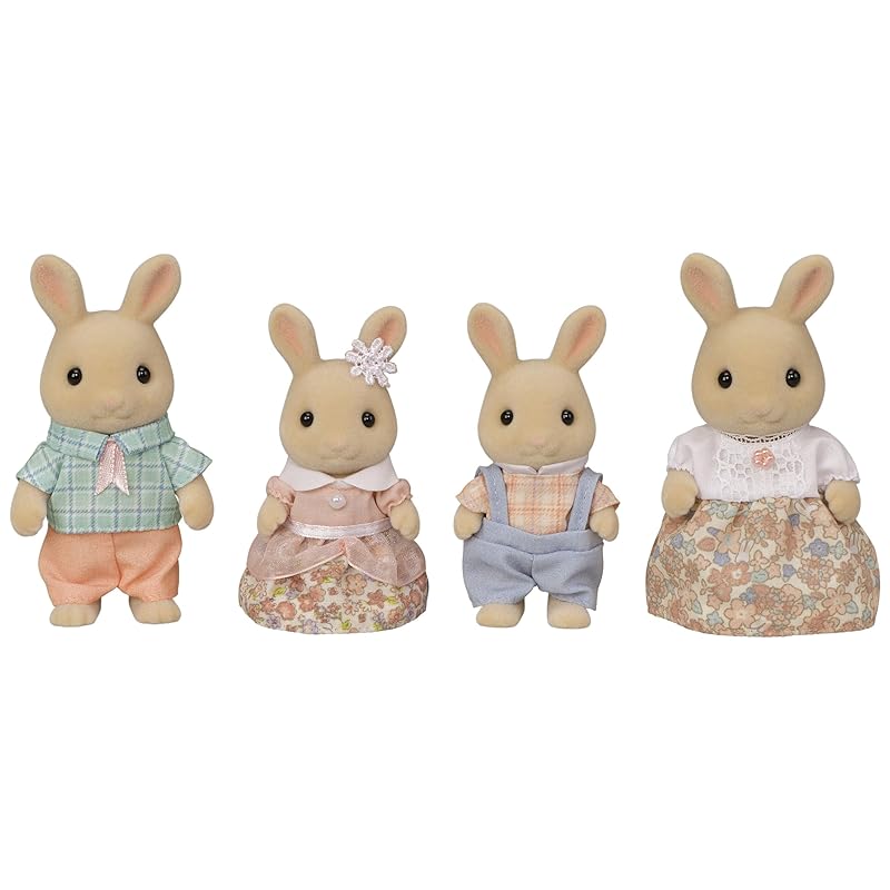 Sylvanian Families 5706 Familia Conejo de Leche - Casa de Muñecas