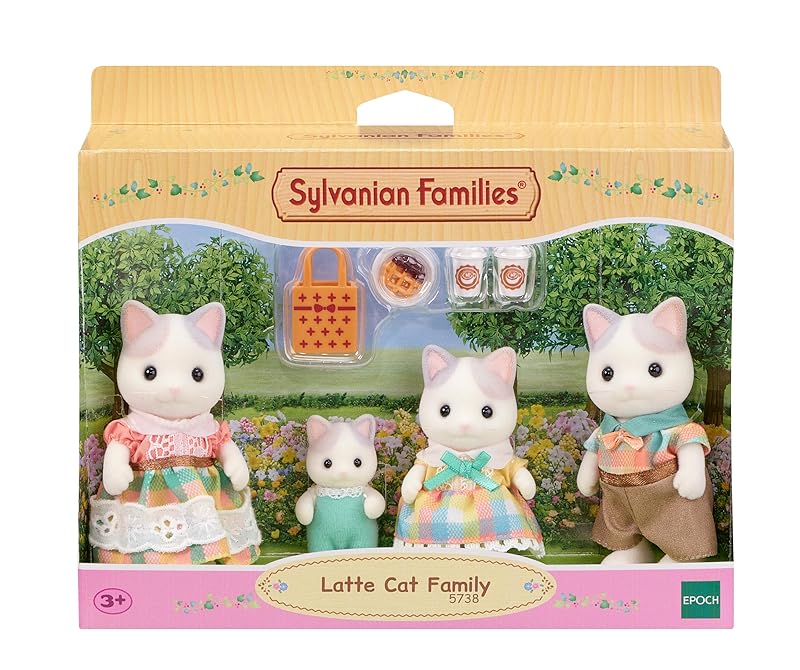 Sylvanian Families - 5738 Familia Gato Latte Casa de muñecas